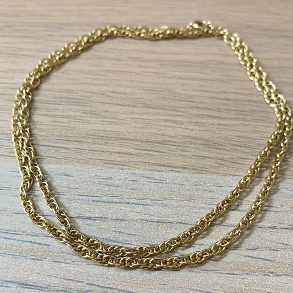 Vintage Gold Chain Necklace
